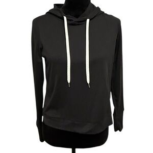 Vuori Womens Halo Essential Hoodie Black Size XS.